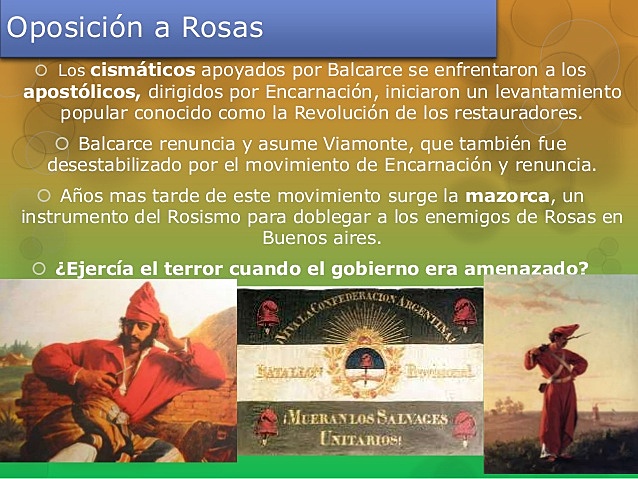 Crisis- Revolución de los restauradores.