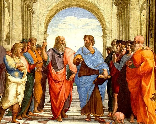 Platón y Sócrates se conocen