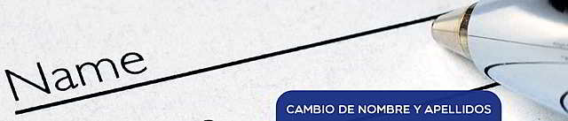 Cambio de nombre