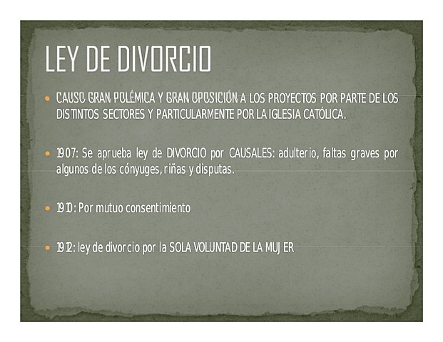 Ley de divorcio
