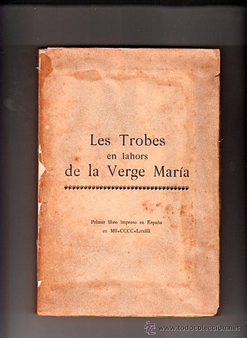 PRIMERA IMPRENTA DE ESPAÑA