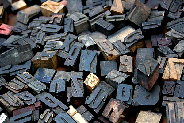 Tipos moviles de gutenberg