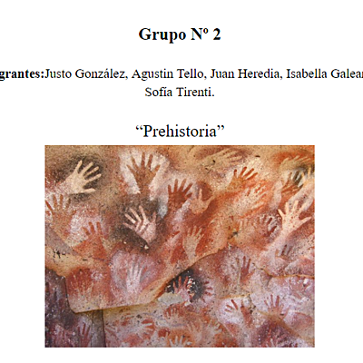 Timeline: Prehistoria