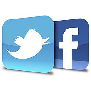 Lanzamiento de Facebook y Twiteer