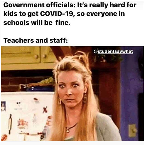 COVID-19 hits the schools