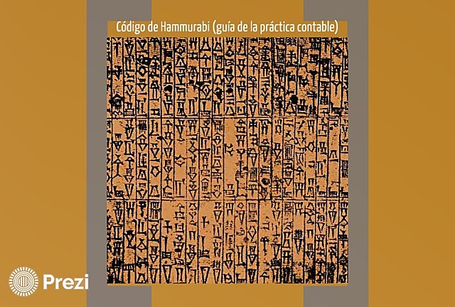 Código de hummurabi ( Guía de practica contable)