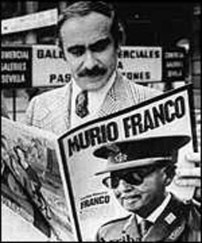 Muerte de dictador Franco