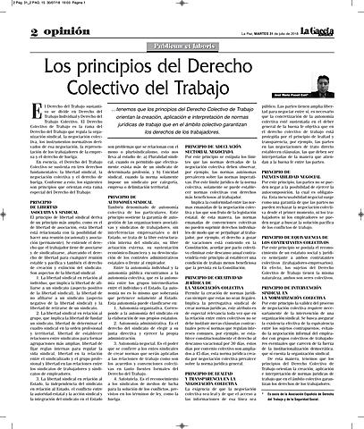 Derecho colectivo del Trabajo