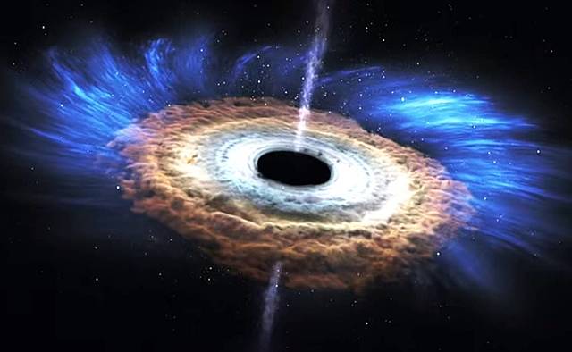 Emisión de energía de los agujeros negros