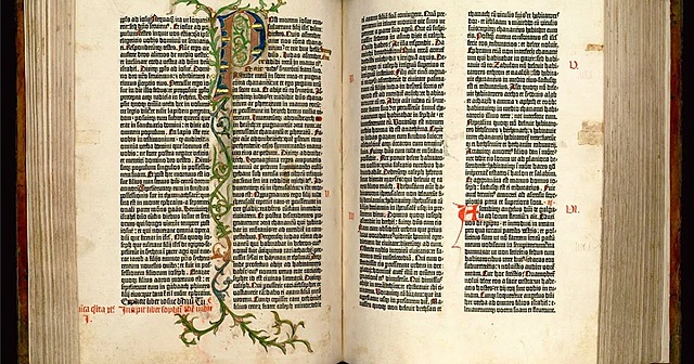 Primer libro impreso por Gutenberg
