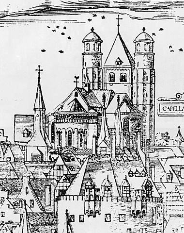 Représentation de l'église.