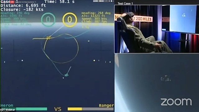 Heron un piloto de F-16