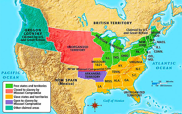 Stati Uniti, Compromesso del Missouri