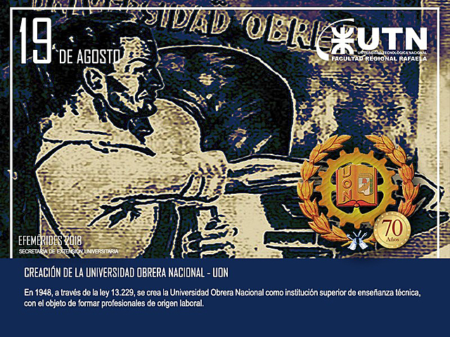 Creación de la Universidad Obrera. Ley 13229/48