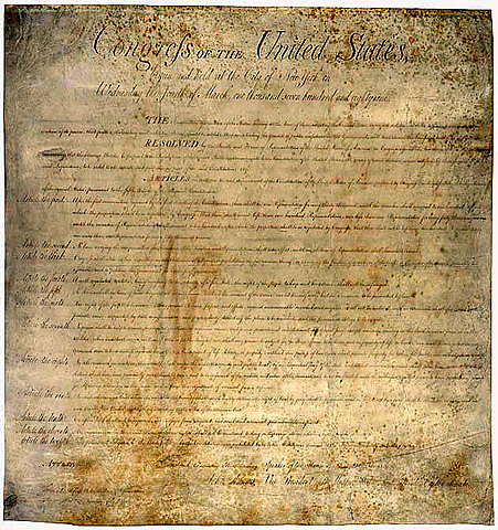 The Adoption of the Bill of Rights