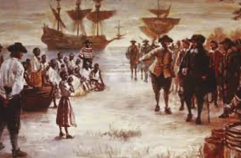Slavery started in English colonies in America.