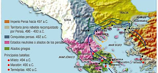 Las ciudades-Estado de Grecia.