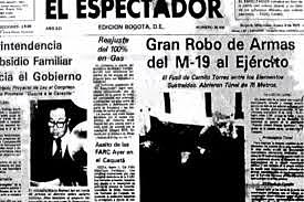 Robo de armas al Cantón Norte por la guerrilla M-19