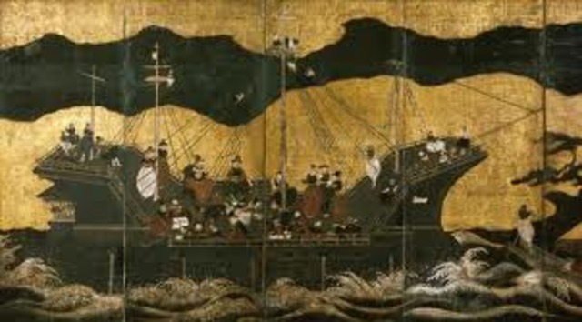 the European arrival in Feudal Japan.