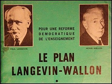Se idea el plan “Langevin-wallon” por Wallon
