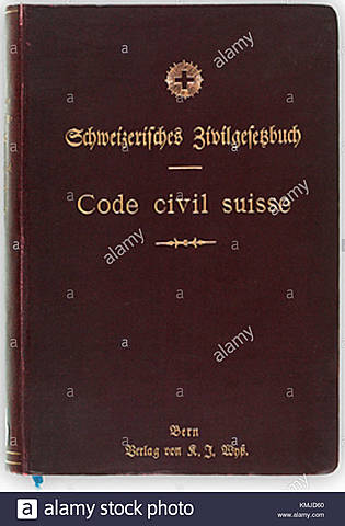 CÓDIGO CIVIL DE SUIZA