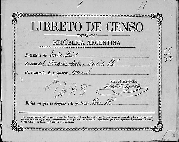 Primer Censo Nacional