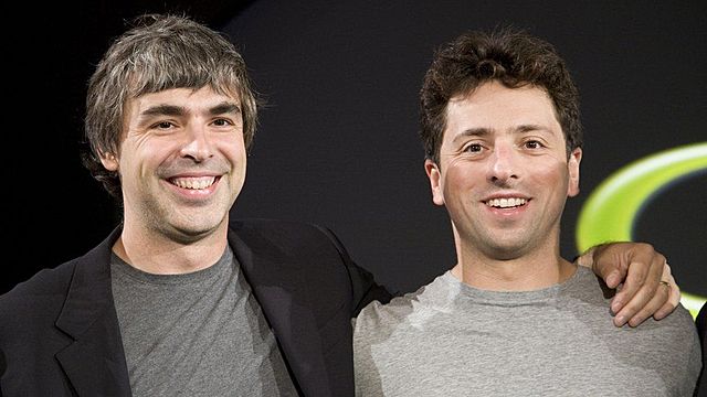 Larey Page y Sergey Brin