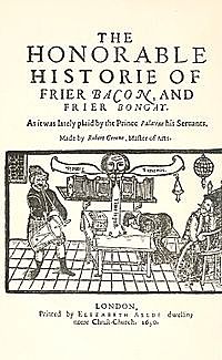 La palabra bar fue escrita por primera vez en la obra renancentista A Notable Discovery of Coosnage del drmaturgo inglés Robert Greene