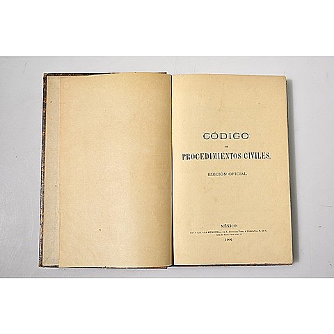 Código de Procedimientos Civiles para el Distrito Federal