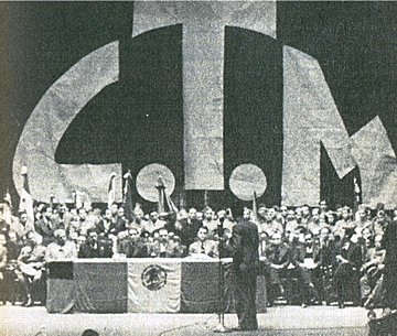 Nace la Confederación de Trabajadores de México CTM