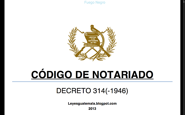 LEY DE NOTARIADO 46