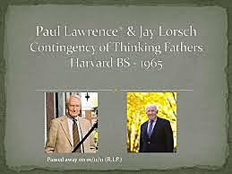 Tom Burns, G.M. Stalker, Paul Lawewnce y Jay Lorsch