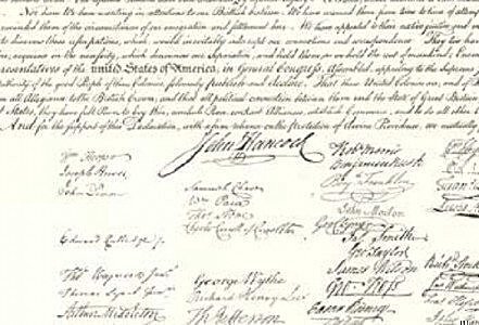 The Declaration of Independence is Signed