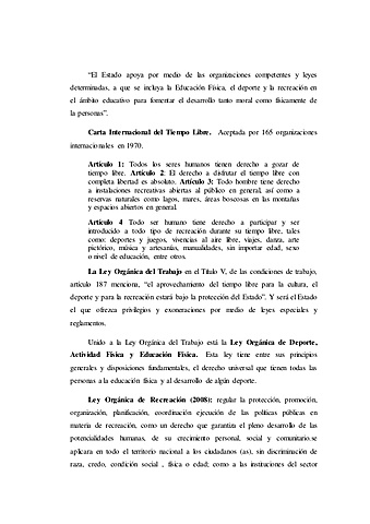 CARTA DEL TIEMPO LIBRE