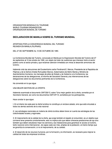 DECLARACIÓN DE MANILA