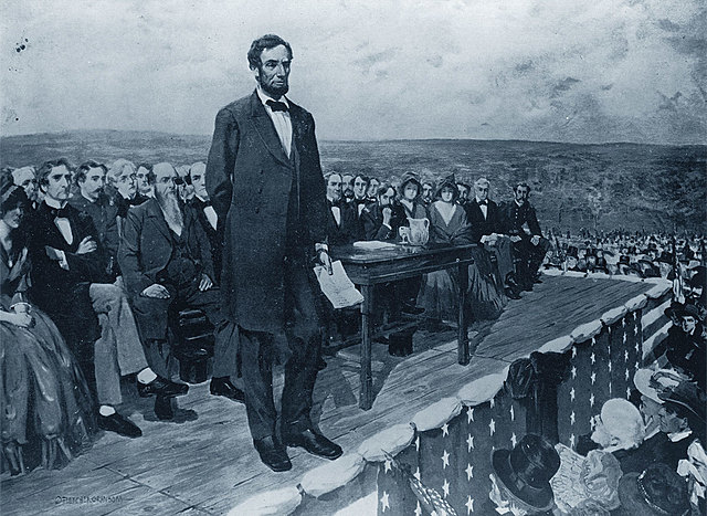 Stati Uniti, Lincoln pronuncia il Discorso di Gettysburg (Gettysburg address)