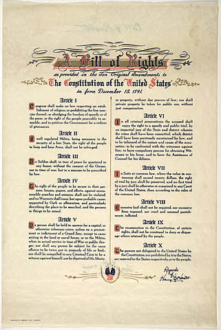 Bill of Rights Adopted