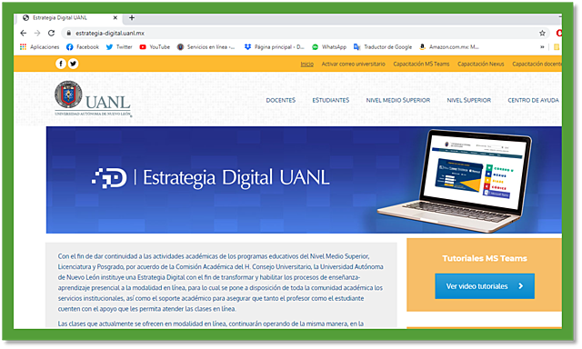 Presentan dependencia que daran soporte a Estrategia Digital UANL