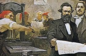 Publicación del manifiesto comunista