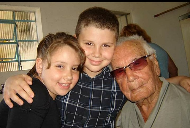 One of the last pics with him