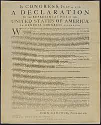 Declaration of Independence adopted
