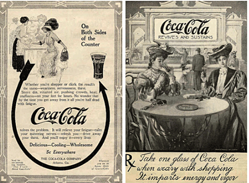 Primera publicidad Coca-Cola.