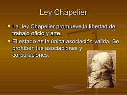 D'Allarde promulgo la Ley de Chapelier