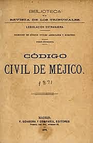 CODIGO CIVIL MEXICANO
