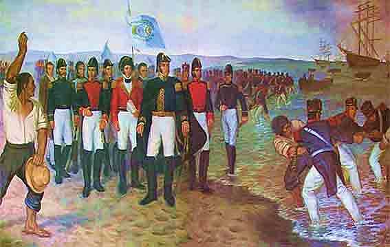 desembarcación de San Martín