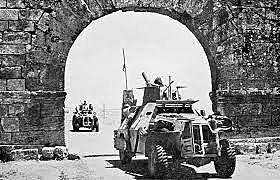 Las fuerzas aliadas invaden Siria.