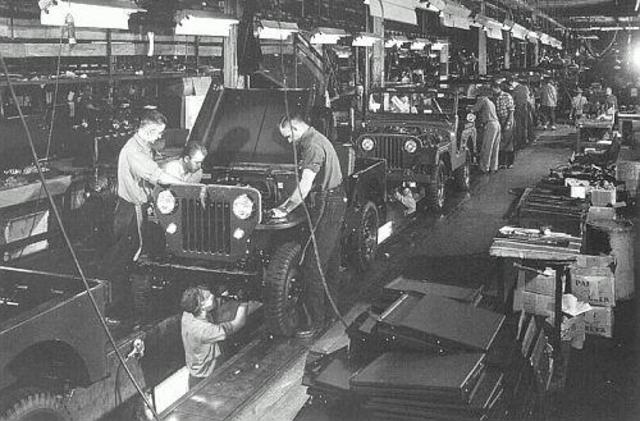 Linea de ensamblaje de la Ford