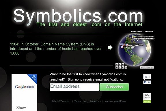 Primer sitio web registrado
