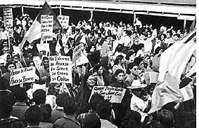 Huelga de Mineros en Cananea.