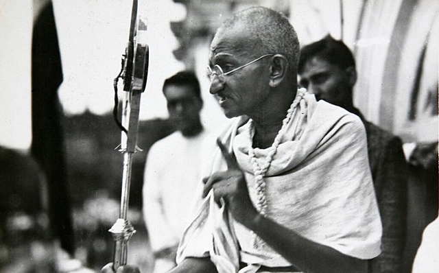 Gandhi in the second world war